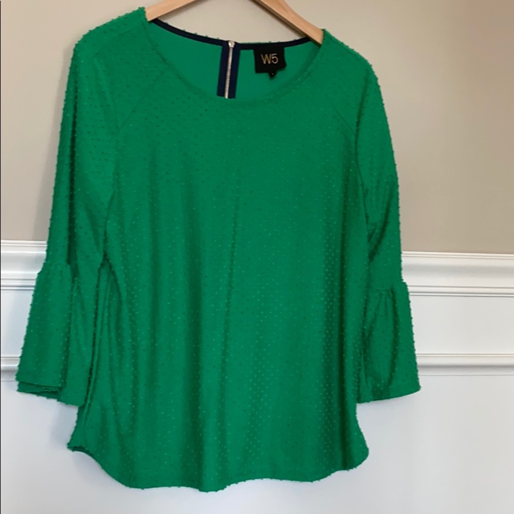 Swiss dot blouse